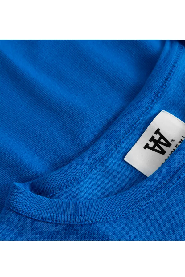 Wood Wood AA Longsleeve Tee Blue