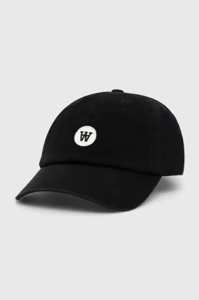 Wood Wood cotton baseball cap Eli Patch black color 10000804.7083