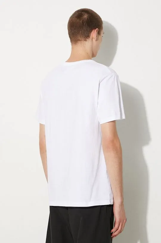 Wood Wood cotton T-shirt Ace Typo T-shirt white color