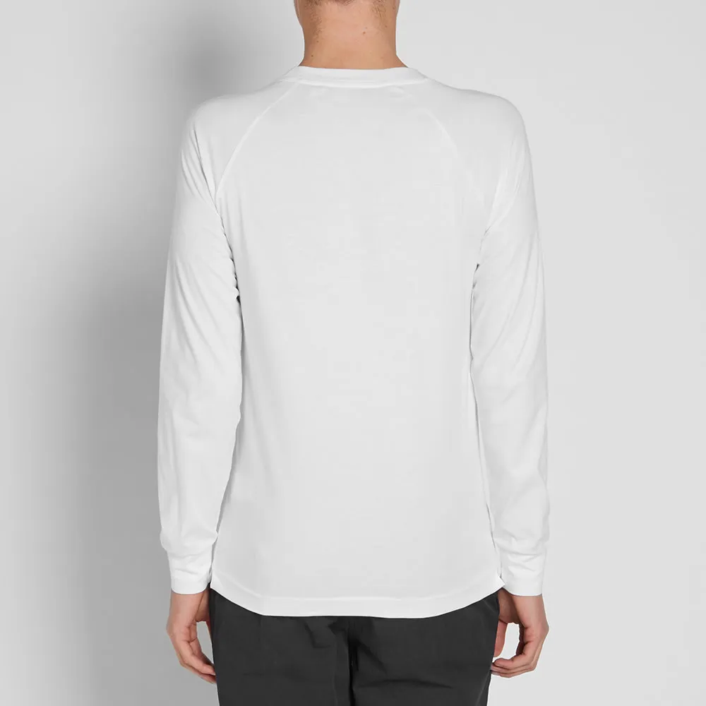 Wood Wood Long Sleeve Han TeeWhite