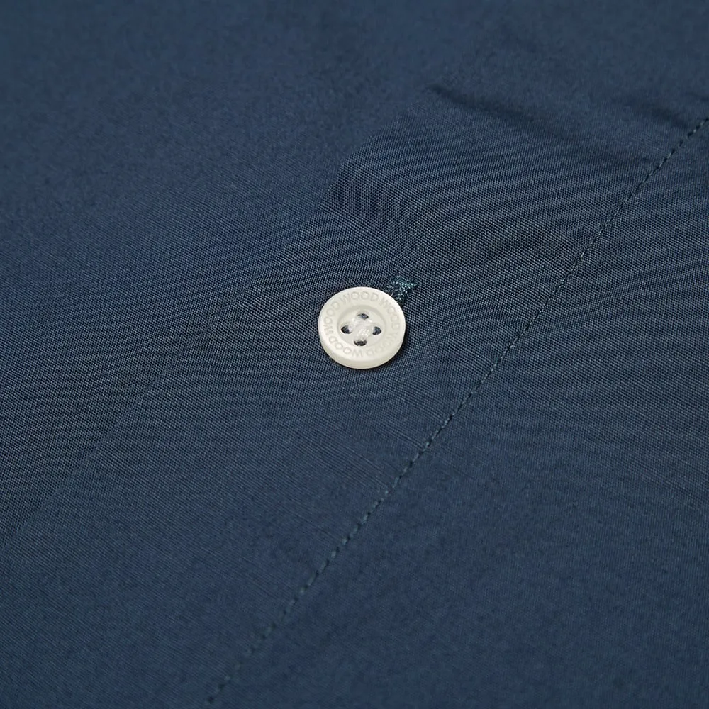 Wood Wood Timothy Poplin ShirtMidnight Navy