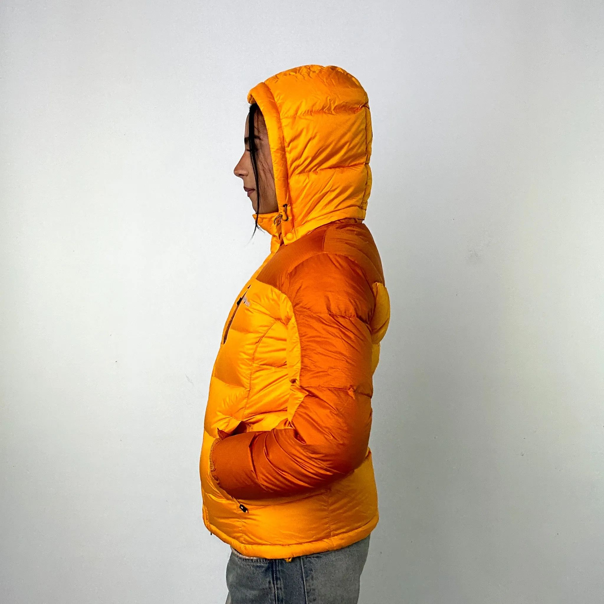 Yellow y2ks Mont Bell Puffer Jacket Coat (S)