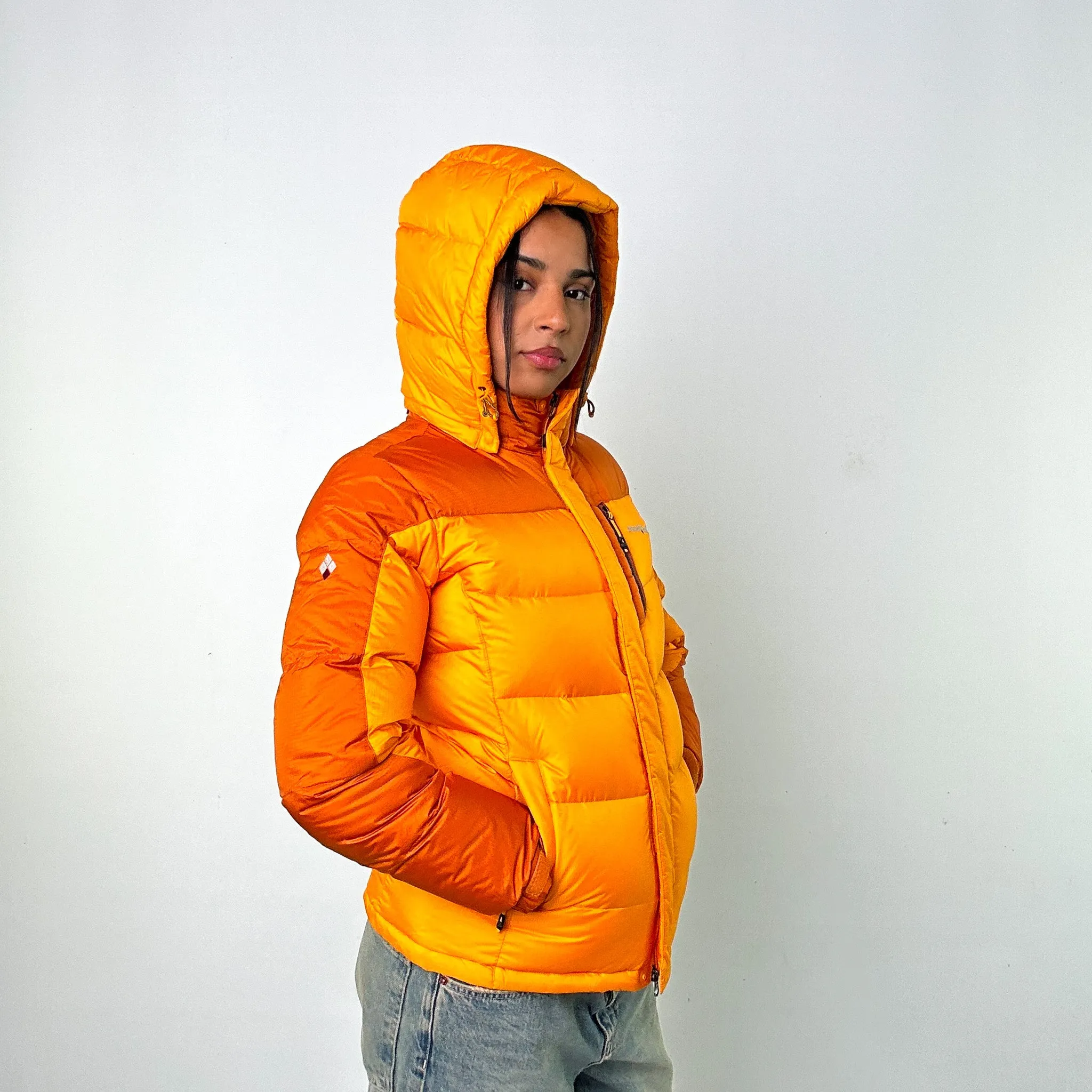 Yellow y2ks Mont Bell Puffer Jacket Coat (S)